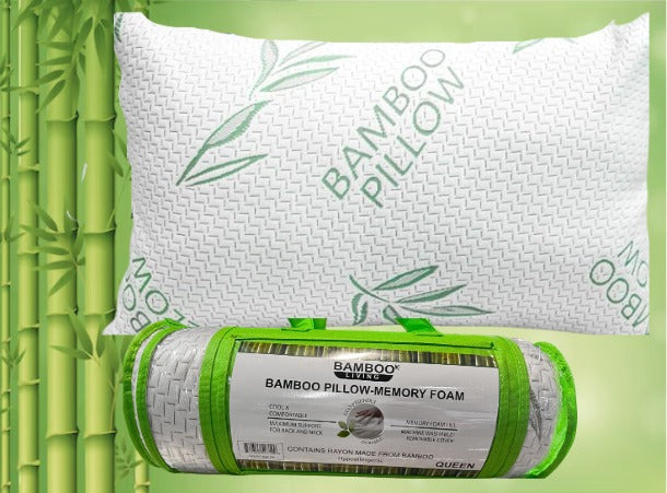 Bamboo Pillow-Memory Foam.