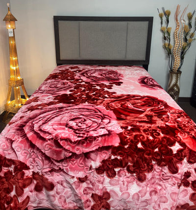 Poptex® Eagle Mink Blanket 1-Ply King Size