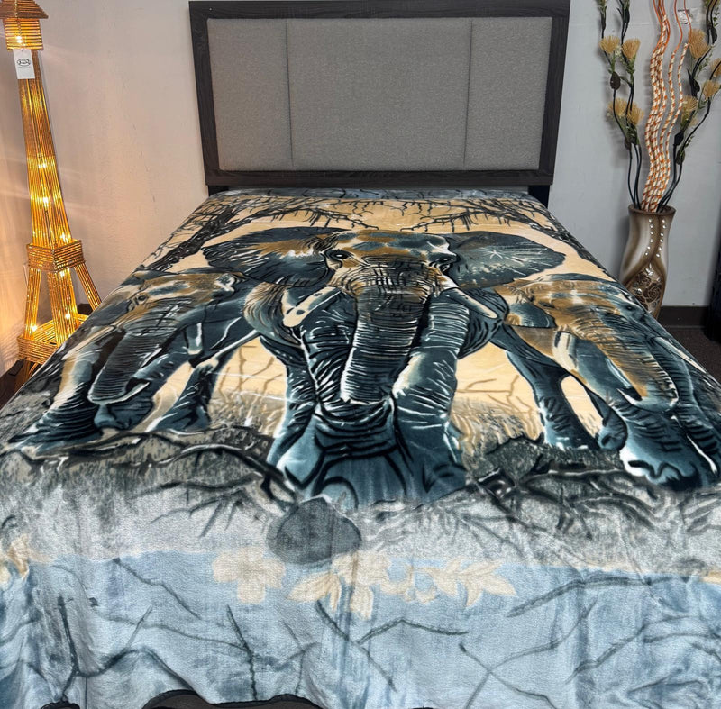 Poptex® Eagle Mink Blanket 1-Ply King Size