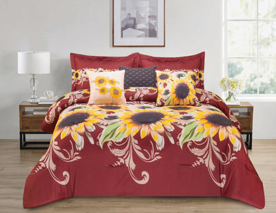 Verano Comforter Print Bed In A Bag Complete 7 Pc Set