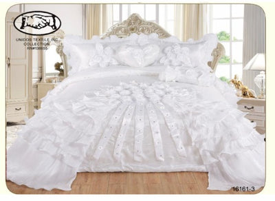Comforter Wedding  ,5pc Set King - Unidos Textile