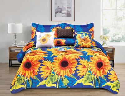 Verano Comforter Print Bed In A Bag Complete 7 Pc Set