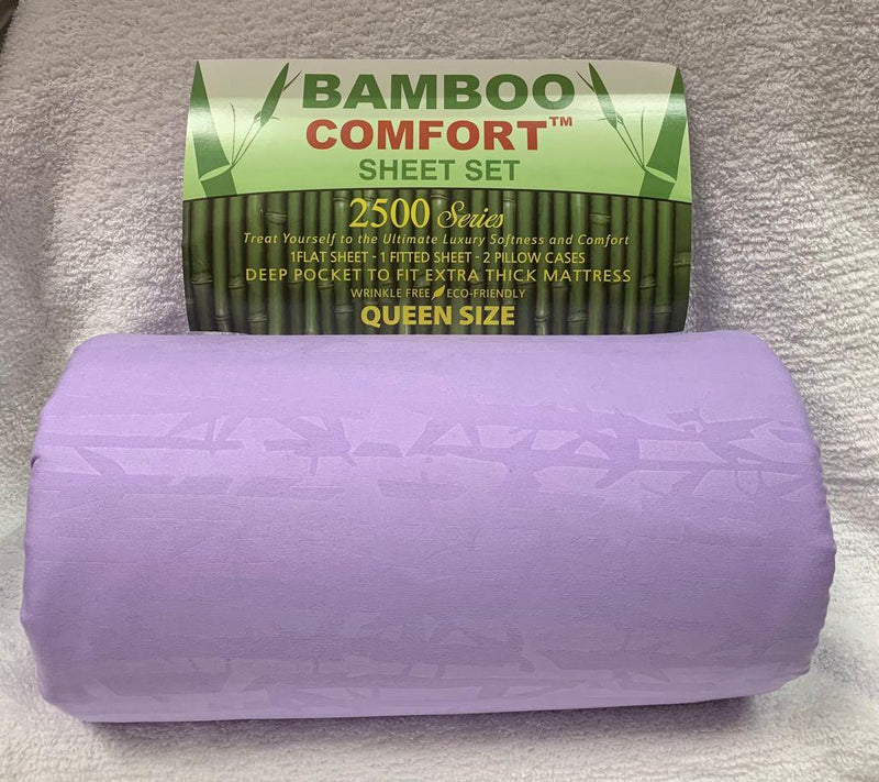 Bamboo Sheet Sets King/Queen.  Case Mix 12 Pack