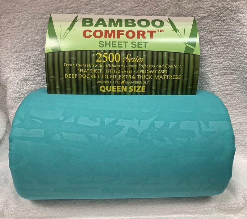 Bamboo Sheet Sets King/Queen.  Case Mix 12 Pack