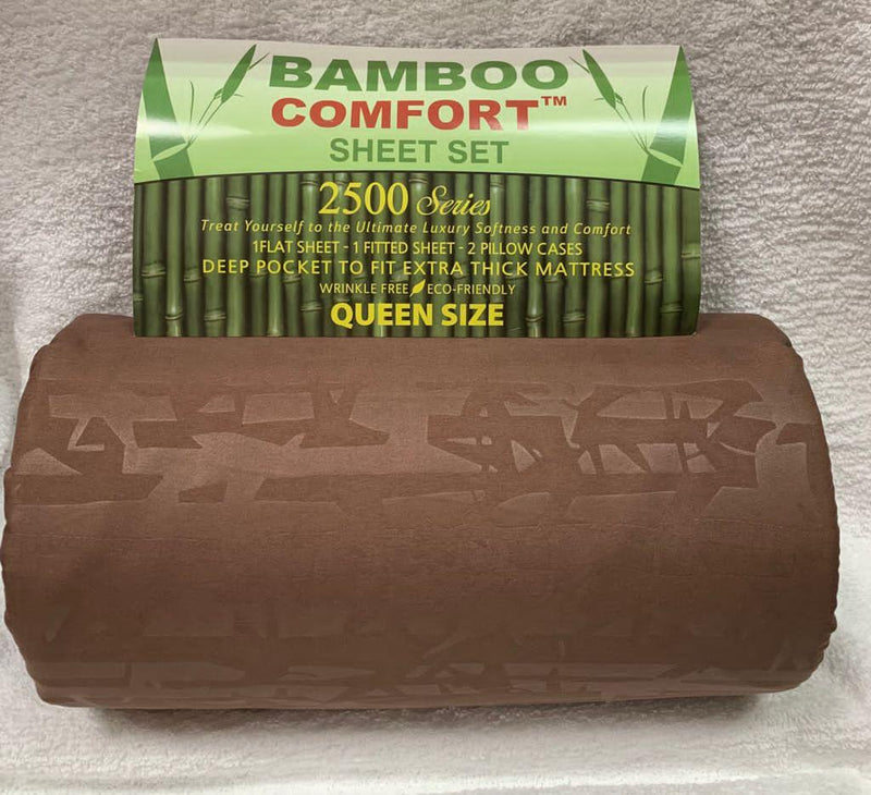 Bamboo Sheet Sets King/Queen.  Case Mix 12 Pack