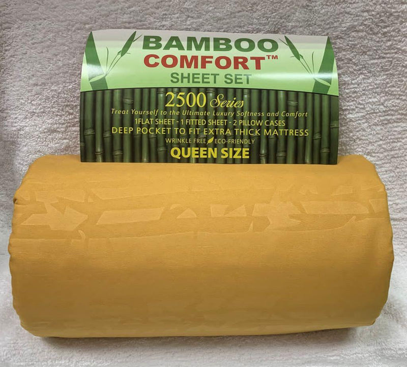 Bamboo Sheet Sets King/Queen.  Case Mix 12 Pack