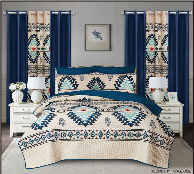 Dallas Bedspread 12pc. Set King Case Mix