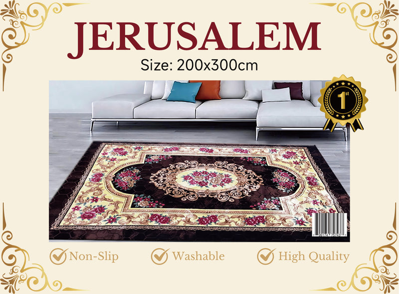 Jerusalem™ Case Of Carpet Rug In A Bag - 3 Pack Mix