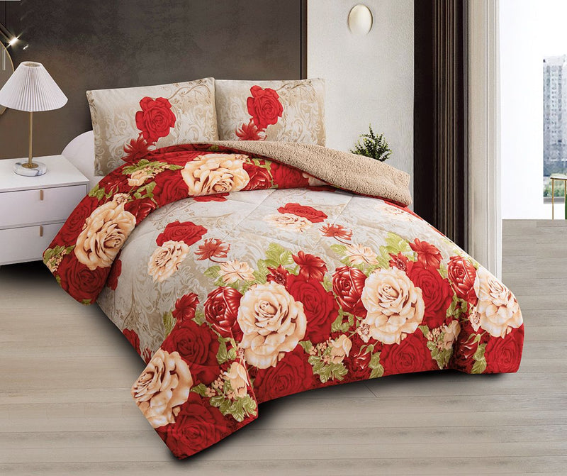 Flannel Borrego 3pc Set (King Size)