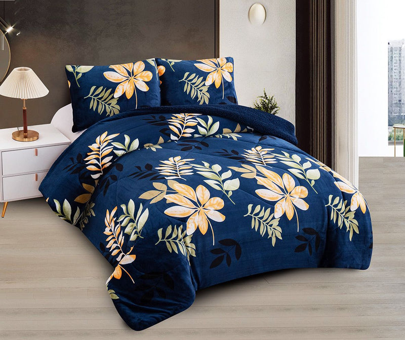 Flannel Borrego 3pc Set (King Size)