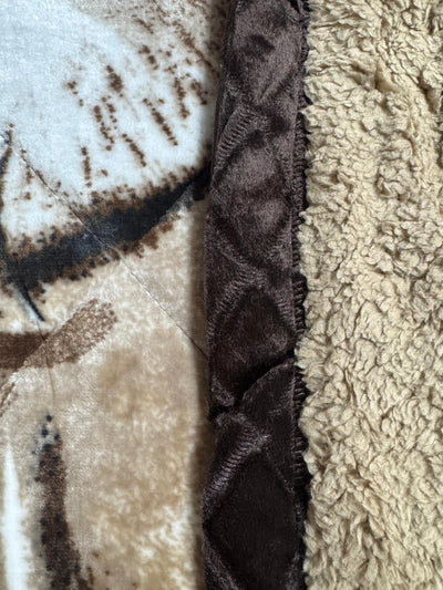 El Hispano Embossed 3pc Sherpa Set (King Size)