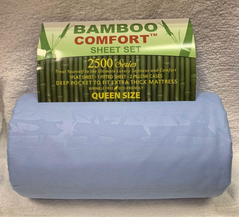 Bamboo Sheet Sets King/Queen.  Case Mix 12 Pack
