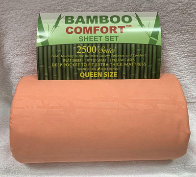 Bamboo Sheet Sets King/Queen.  Case Mix 12 Pack