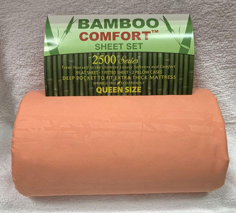 Bamboo Sheet Sets King/Queen.  Case Mix 12 Pack