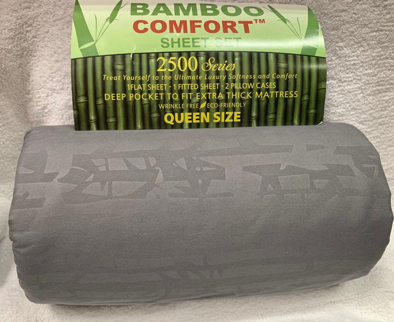 Bamboo Sheet Sets King/Queen.  Case Mix 12 Pack