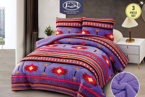 Aztec Purple Flannel Borrego 3pc