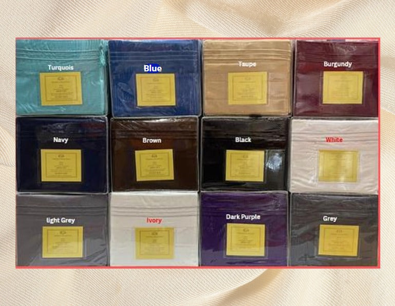 Unidos Collection™ 2500 Series Sheet 4pc. Set King/Queen Case Mix - Unidos Textile