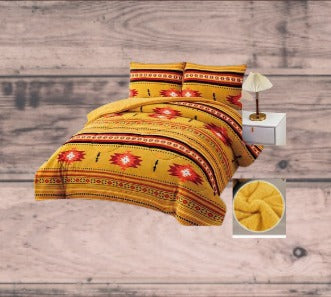 Unidos Collection™ Aztec Flannel Borrego 3pc Case Mix