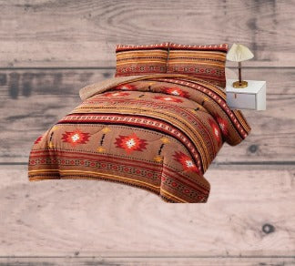 Unidos Collection™ Aztec Flannel Borrego 3pc Case Mix