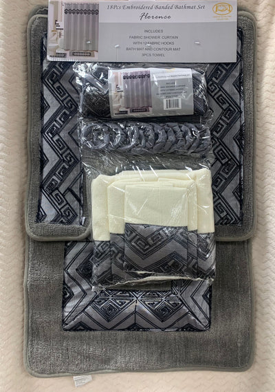 Jerusalem™ Embroidery Bathroom 18pc Set Case Mix