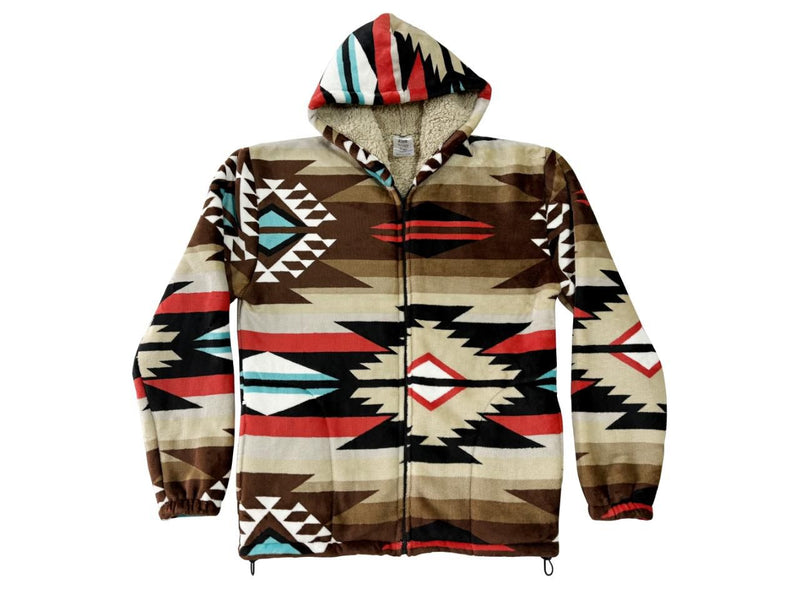 Unidos Collection™ Aztec Sherpa Flannel Jackets Case