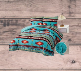 Unidos Collection™ Aztec Flannel Borrego 3pc Case Mix