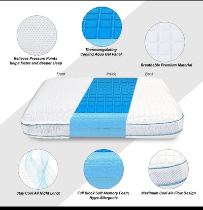 Cooling Gel Pillow Standard Size - Unidos Textile
