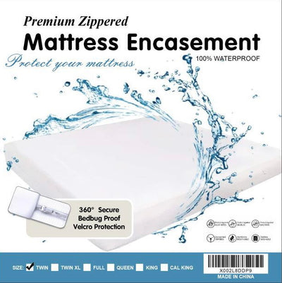 Premium Zippered Mattress Waterproof Protector - Unidos Textile
