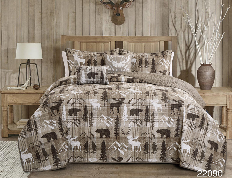 Farmhouse Quilt Bedspread Set - Unidos Textile